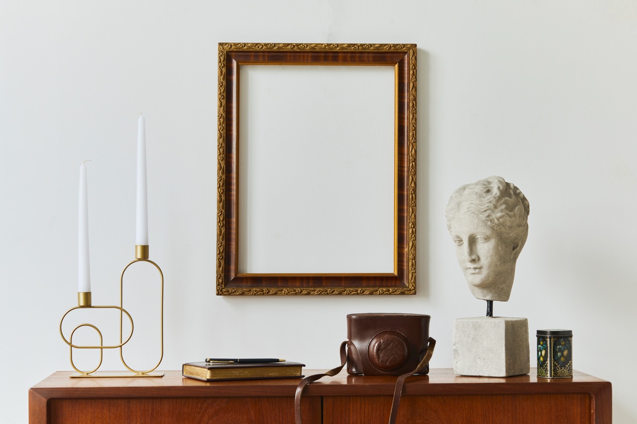 Classical sculpture and antique items